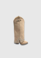 JULIA – Bottes santiags beiges
