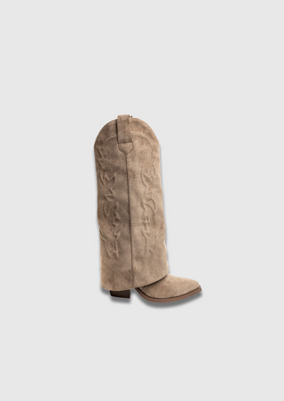 TATE Seconde Vie – Bottes santiags taupe pointure 37 | WICKS
