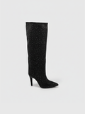 SALOMÉ – Bottes à talons strass