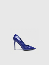 ZARAH – Escarpins vernis bleu électrique