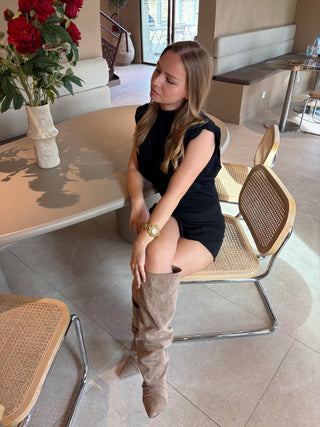 PRESLEY – Heeled Boots taupe