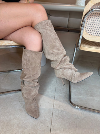 PRESLEY – Heeled Boots taupe