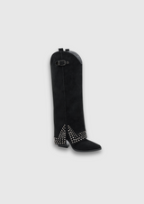 JULIA – Bottes santiags noires