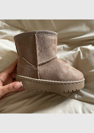 BABY SNOW BOOTS – Bottines fourrées taupe – vue 2 | WICKS