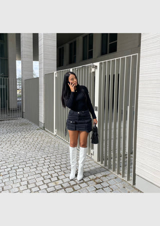 VAIA – Bottes à talons blanches – vue 5 | WICKS